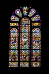 Tonnerre. Vitrail de l'église Saint Pierre. Yonne. Bourgogne-Franche-Comté
