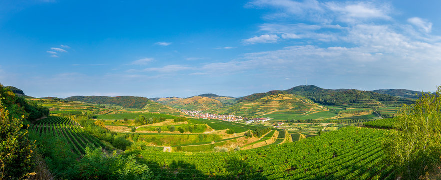 Germany, Oberbergen town producing high quality wine in Kaiserstuhl © Simon