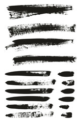 Calligraphy Paint Brush Background & Lines Mix High Detail Abstract Vector Background Set 66