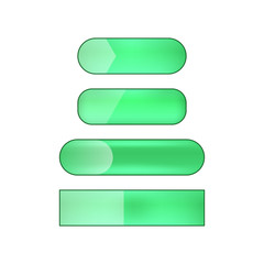 vector web buttons set