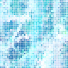 abstract vector square pixel mosaic background