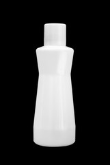 Plastic package bottle isolated