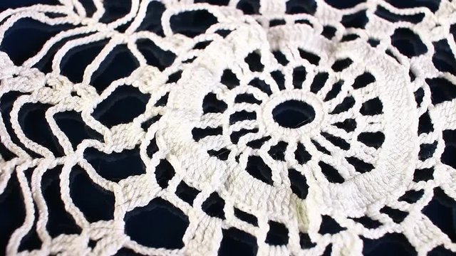 Crochet hand work hobby cloth
