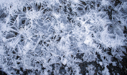 cracked ice surface texture