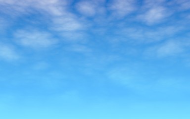 The bright sky in the morning. Blue sky background