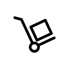 Cargo icon vector isolated on background. Trendy sweet symbol. Pixel perfect. illustration EPS 10.