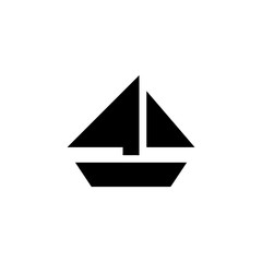 Boat icon vector isolated on background. Trendy sweet symbol. Pixel perfect. illustration EPS 10.