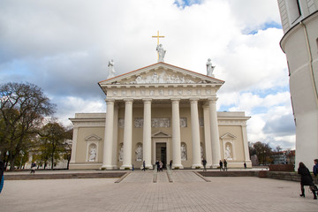 Fototapeta na wymiar Kathedrale St. Stanislaus in Vilnius Litauen