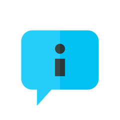 Chat Icon. Speech Bubble Sign. Conversation, Communications Symbol. Information, Info Icon