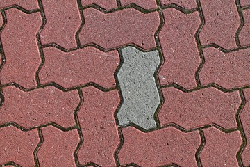 Close up surface of cobblestone in high resolution