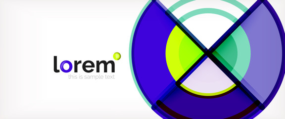 Obraz premium Modern geometric abstract background