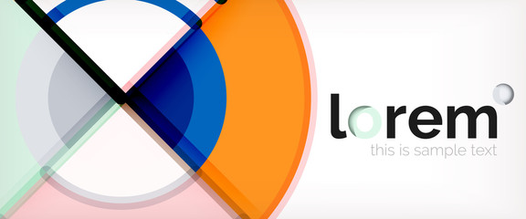 Obraz premium Streszczenie tło kolorowe koła