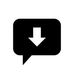Chat Icon. Speech Bubble Sign. Conversation, Communications Symbol. Download Icon