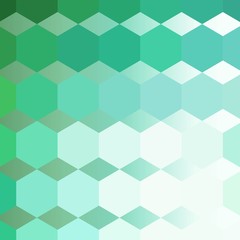 Colorful green Hexagon Background. vector abstract illustration