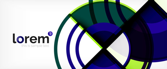 Obraz premium Modern geometric abstract background