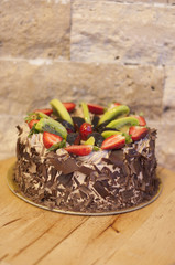 Chocolate fruit cake