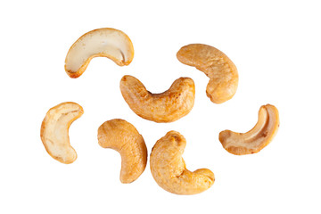 cashew nuts cheap isolated on white background