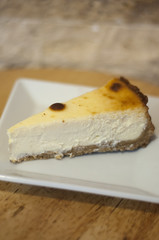 Fresh baked New York cheesecake