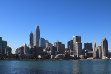 Fototapeta na wymiar San Francisco, Ansicht von Fähre