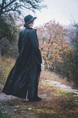 girl over the cliff