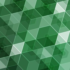 Green Grid Mosaic Background, Creative Design Templates. hexagonal shapes. eps 10