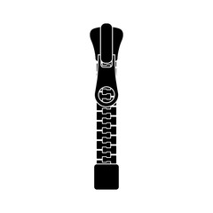 Zipper icon, logo on white background