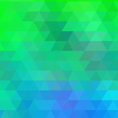 Fototapeta na wymiar Light blue, green polygon abstract template. Geometric illustration in Origami style with gradient. The polygonal design can be used for your web site. eps 10