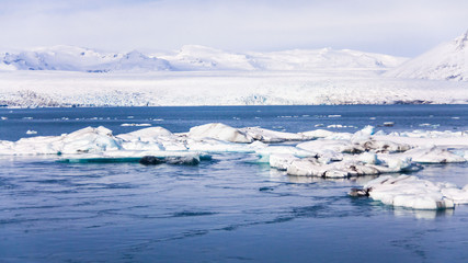 Jokulsarlon is a glacial lagoon or better known as Iceberg Lagoon which located in Vatnajokull National Park Iceland
