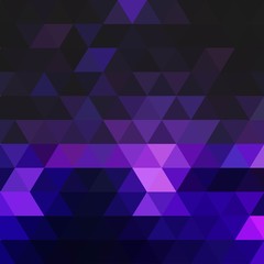 Abstract background consisting of dark blue triangles. Geometric design for business presentations or web template banner flyer. Vector illustration. eps 10