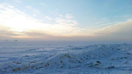 Winter landscape. Good for Christmas background