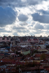 Panorama von der Altstadt von Vilnius in Litauen 