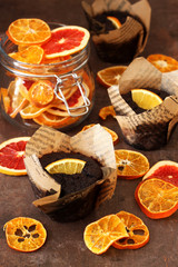 Chocolate orange muffins