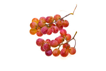 grapes isolated on white background