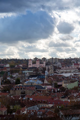 Panorama von der Altstadt von Vilnius in Litauen 