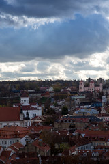 Panorama von der Altstadt von Vilnius in Litauen 