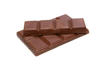 chocolate isolated on white background