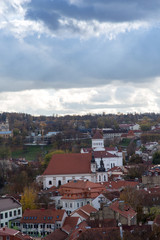 Panorama von der Altstadt von Vilnius in Litauen 