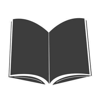 Open Book flat icon vector. book symbol