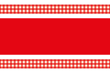 seamless background of checkered pattern in red and white
