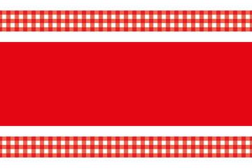 seamless background of checkered pattern in red and white