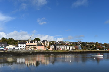 Fototapeta na wymiar Kinsale can easily claim its place amongst Ireland's most historic locations for this has been a centre of population, commerce, trade and fishing. Kinsale, Ireland