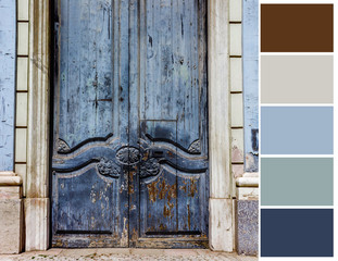 Color palette. Pastel colours. Color theory and mixing.