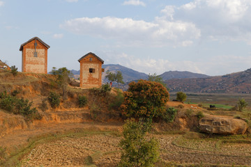 Fototapeta na wymiar Ackerbau bei Mahatsanda