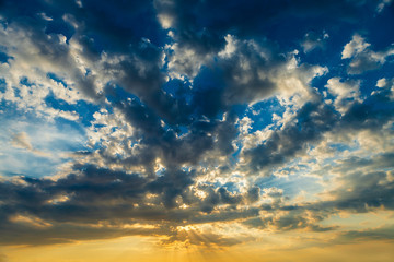 Obraz premium Sky clouds,sky with clouds and sun