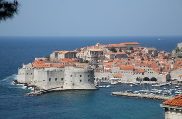 Dubrovnik, Croatia. Most popular travel destination in Adriatic sea.