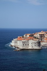 Dubrovnik, Croatia. Most popular travel destination in Adriatic sea.
