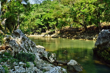Naklejka na ściany i meble Fluss in Honduras