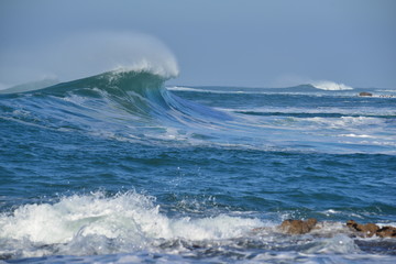 Ocean waves, Jersey, U.K.
Autumn seas.