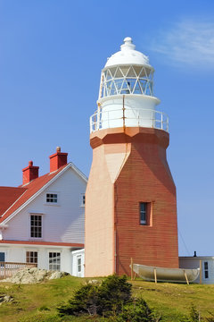 Long Point Lighthouse in Crow Head, Newfoundland and Labrador.
