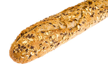 Wholegrain baguette with flax seeds